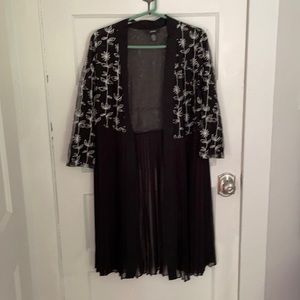 Alfani Open Duster/ Kimono, size XS,  Black
